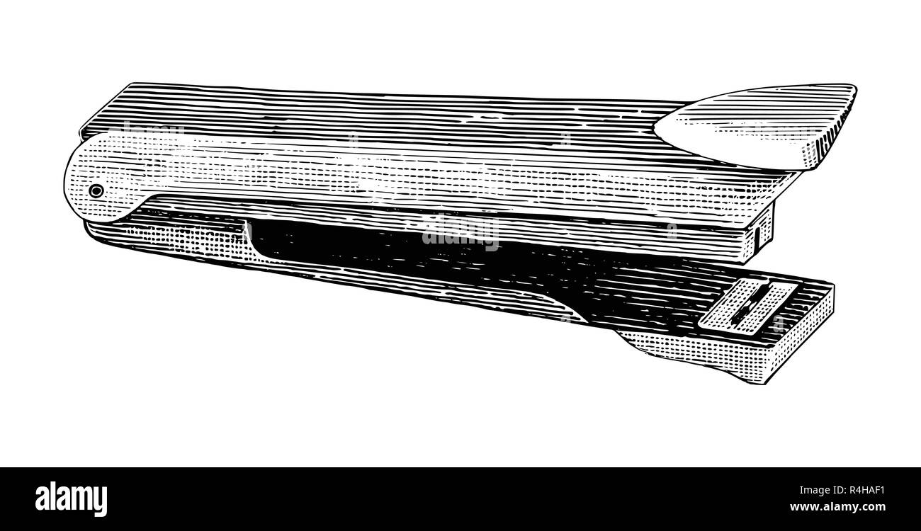 Staple hand drawing vintage style Stock Vector Image & Art Alamy