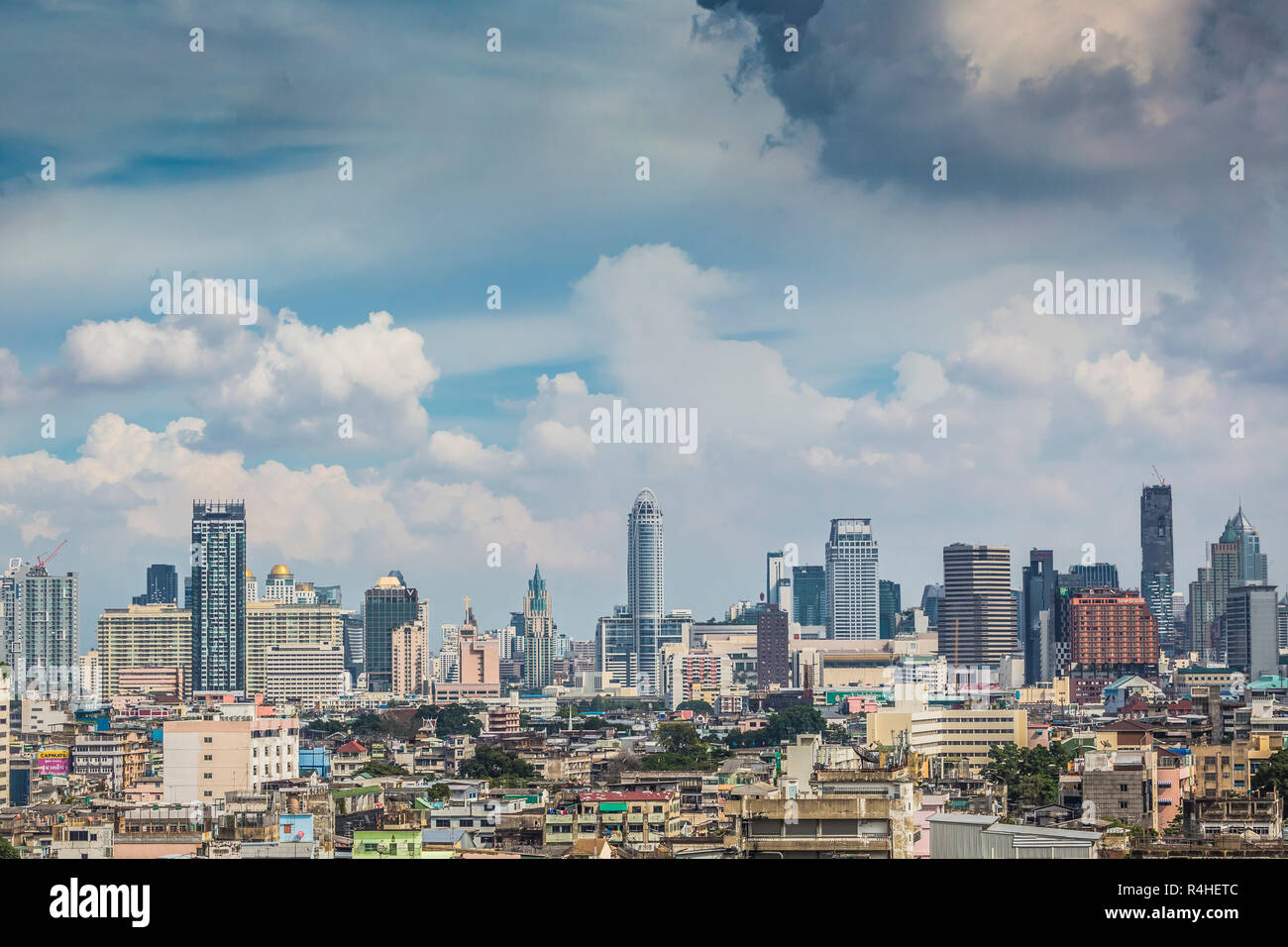 Bangkok Cityscape capital of Thailand and beautiful sky Stock Photo - Alamy