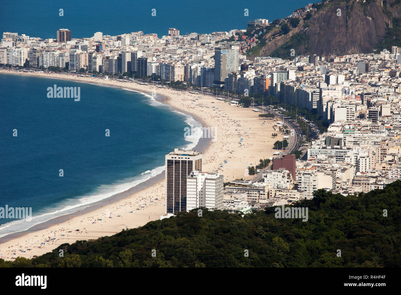 Copacabana Beach Rio De Janeiro Brazil Stock Photo Alamy