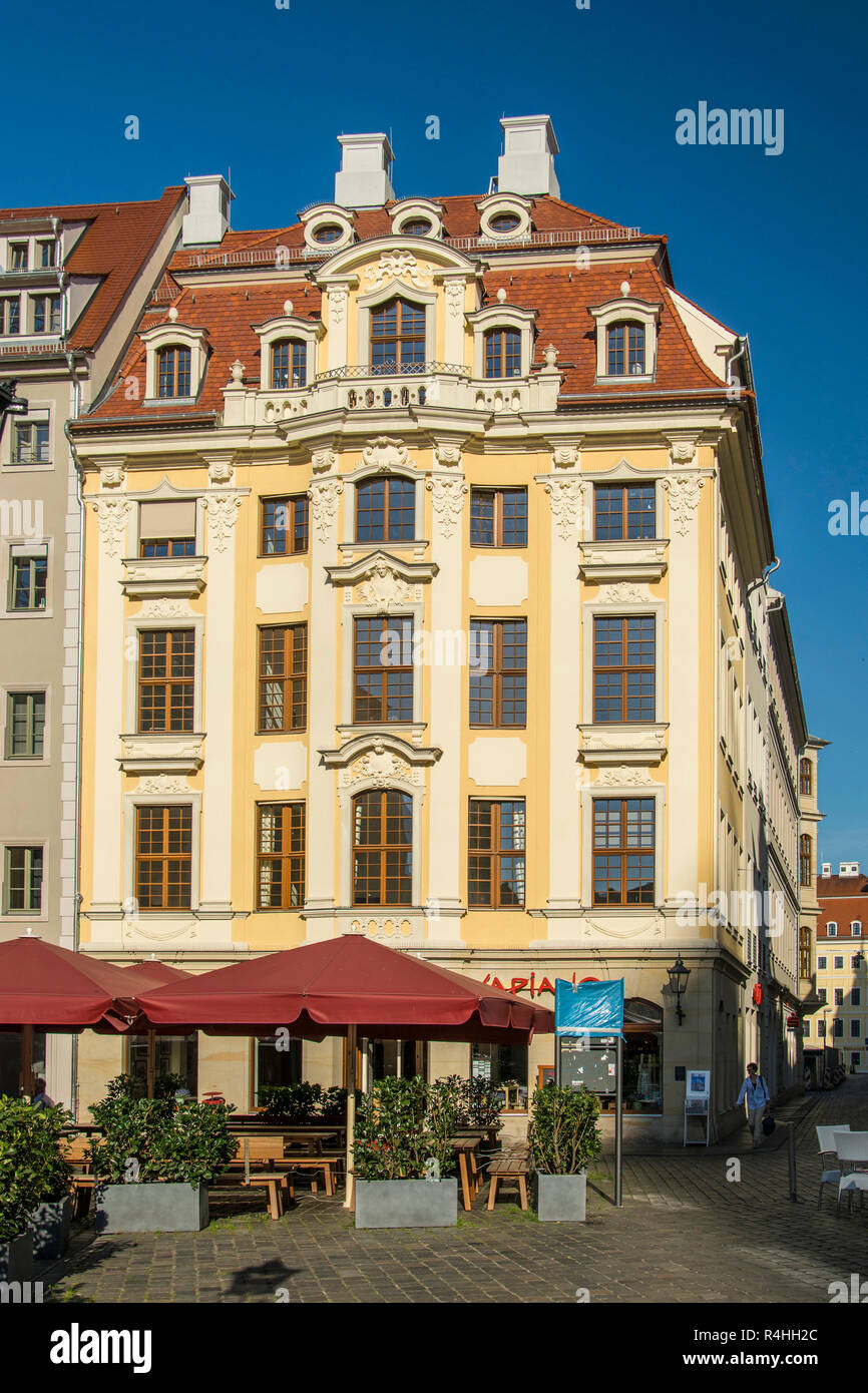 Dresden, Dinglingerhaus in the Jüdenhof, Dinglingerhaus am Jüdenhof Stock Photo