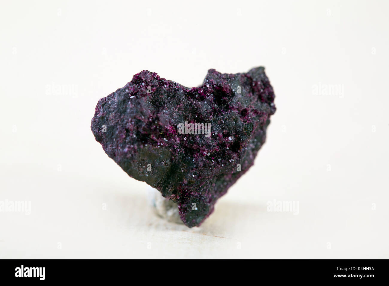 kammererite composed mostly of chalcedony, microcrystalline quartz gem Stock Photo