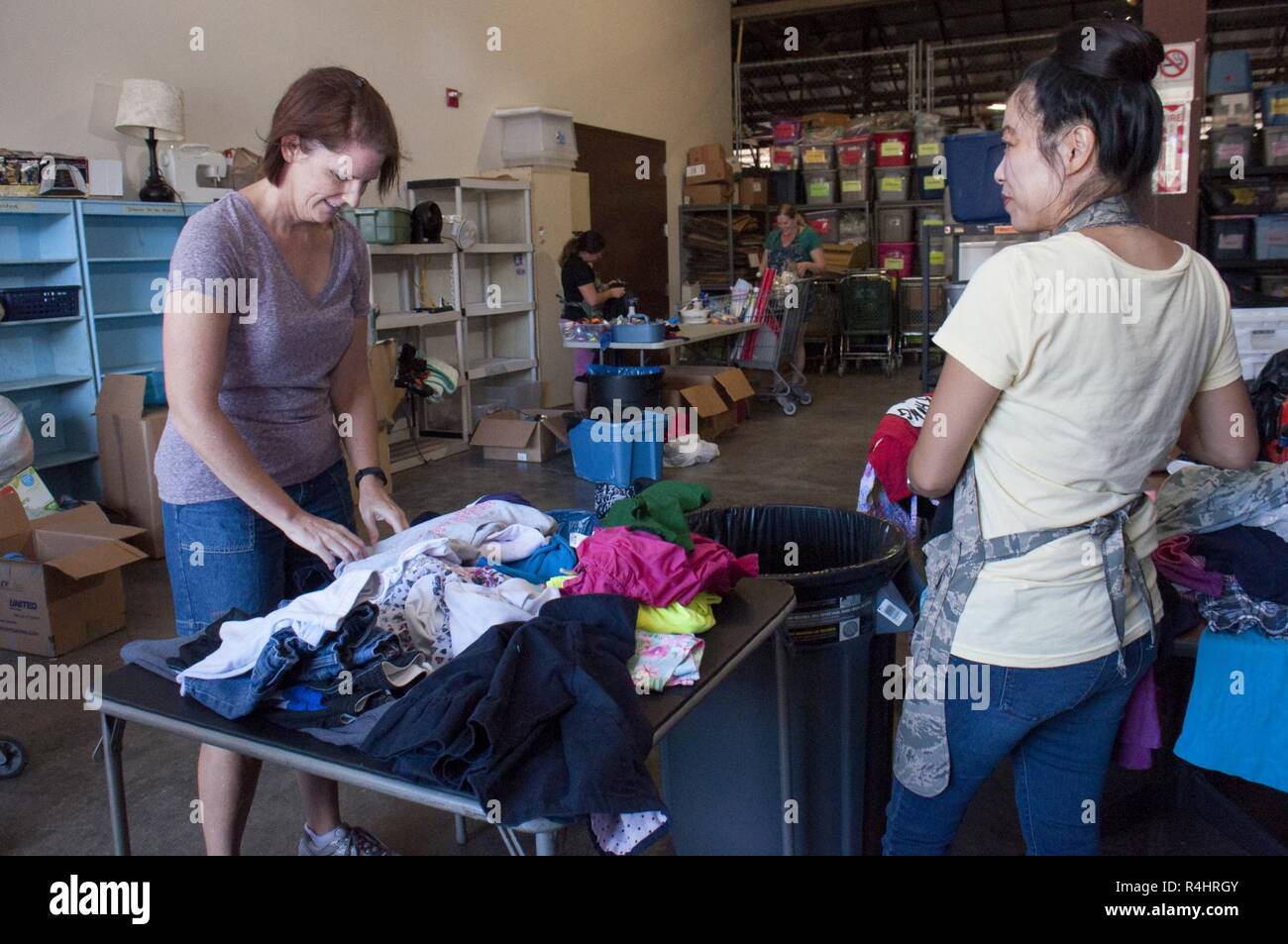 JOINT BASE PEARL HARBORHICKAM — Volunteers Kathy Ray and Mimi Lyon