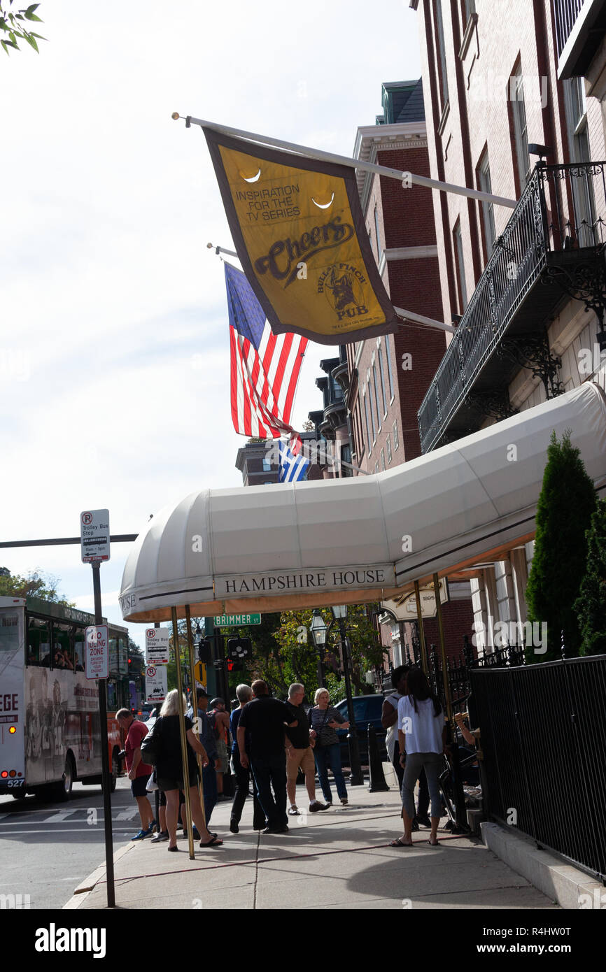 The Cheers Bar On Beacon Street Back Bay Boston Massachusetts