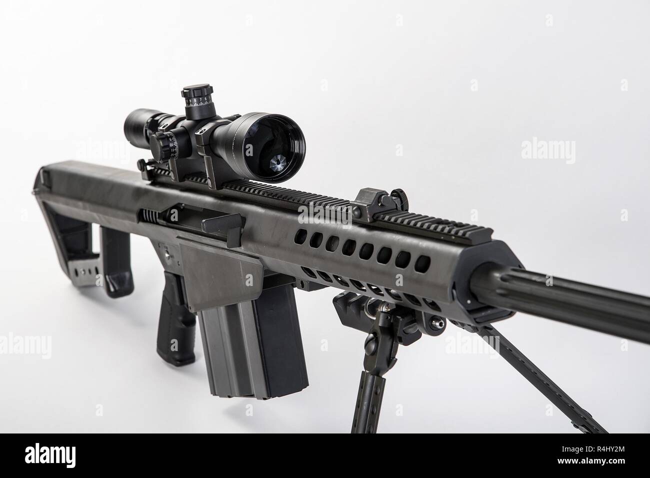 Barrett 50 caliber sniper rifle hi-res stock photography and
