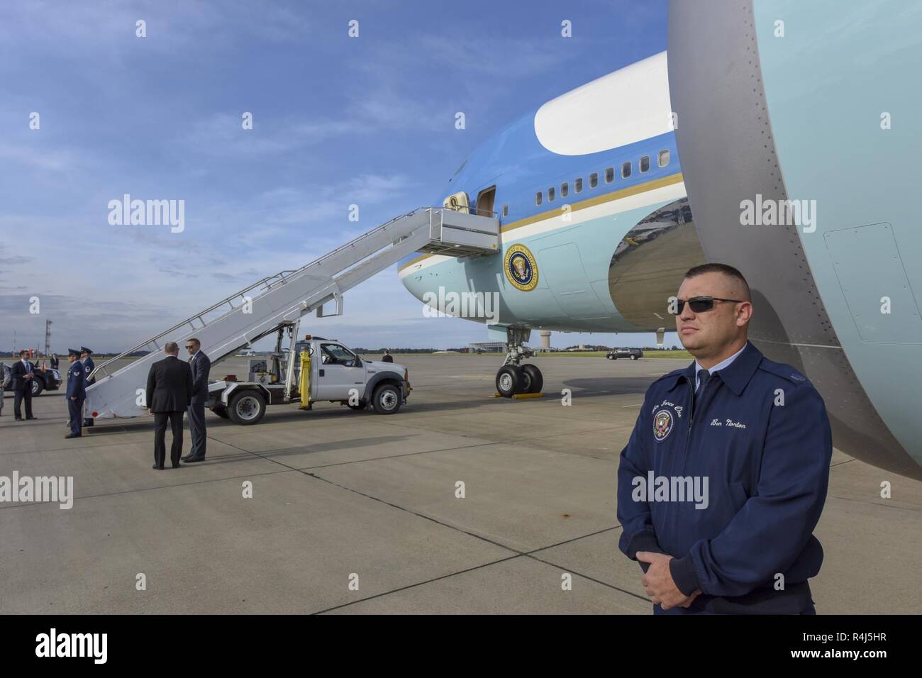 Master Sgt. Ben Norton, of the 89th Presidential Airlift Group