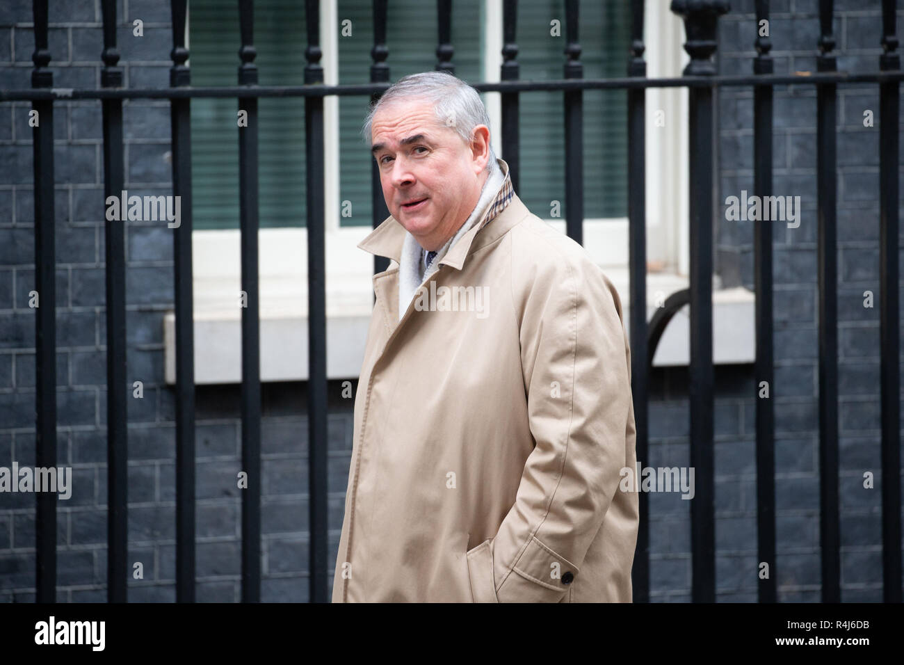 Attorney General, Geoffrey Cox, at Downing Street for a Cabinet meeting. Stock Photo