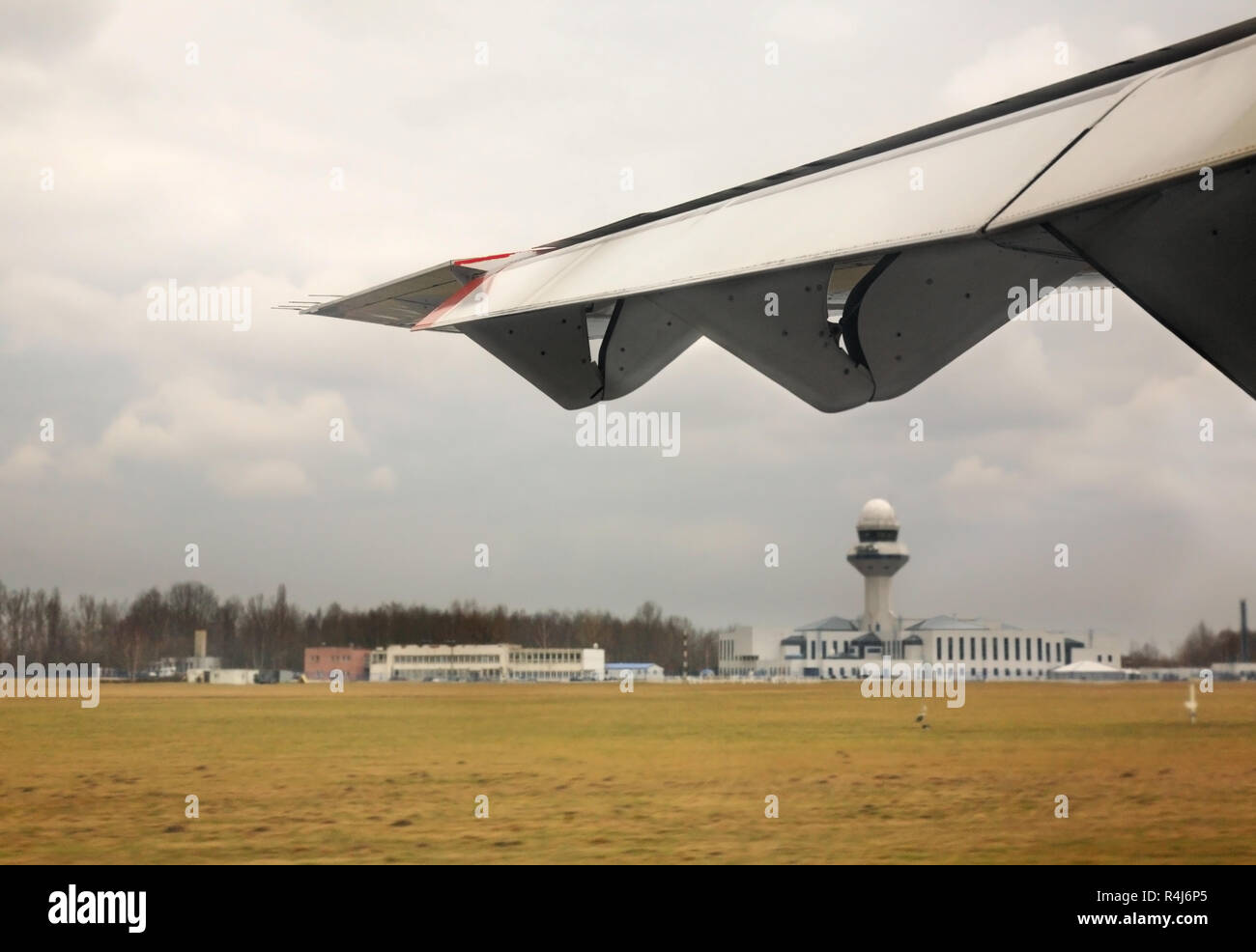 Flight field of Warsaw Chopin Airport. Poland Stock Photo Alamy