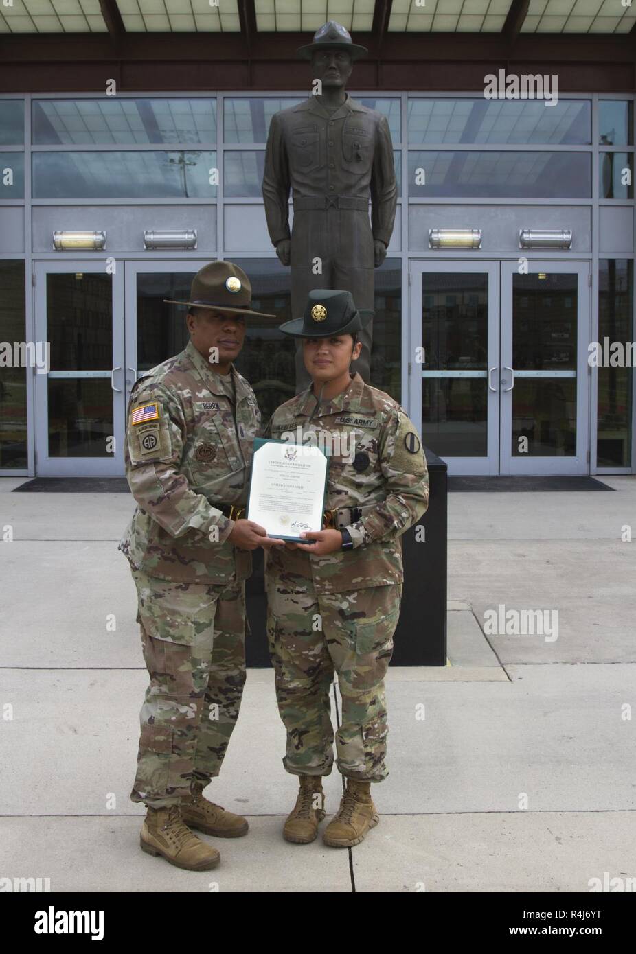 The U.S. Army Drill Sergeant Academy hosted a promotion ceremony ...