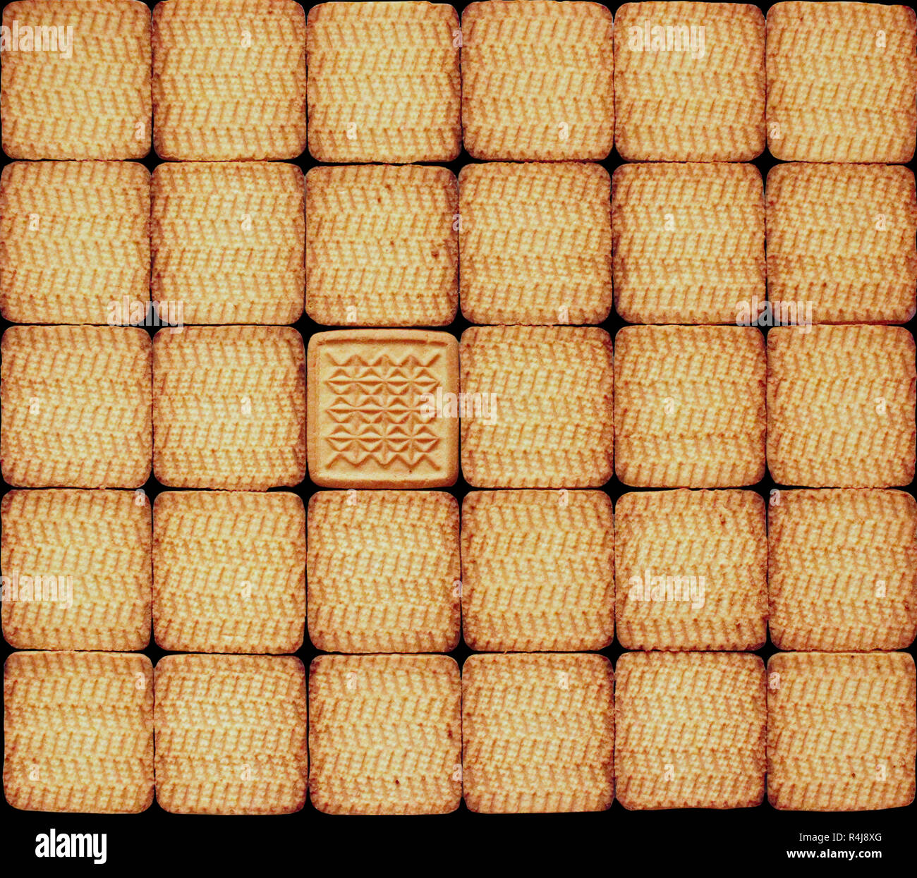 Texture Pastry Example texture from identical pastry with single unique Stock Photo - Alamy
