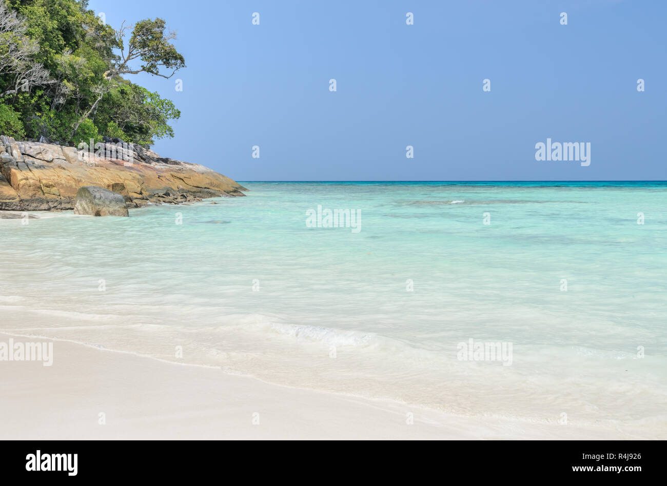 Stunning view of Andaman Sea at Tachai island, Thailand Stock Photo