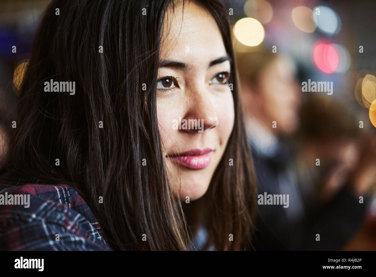 Portrait of mid adult woman in Copenhagen Stock Photo