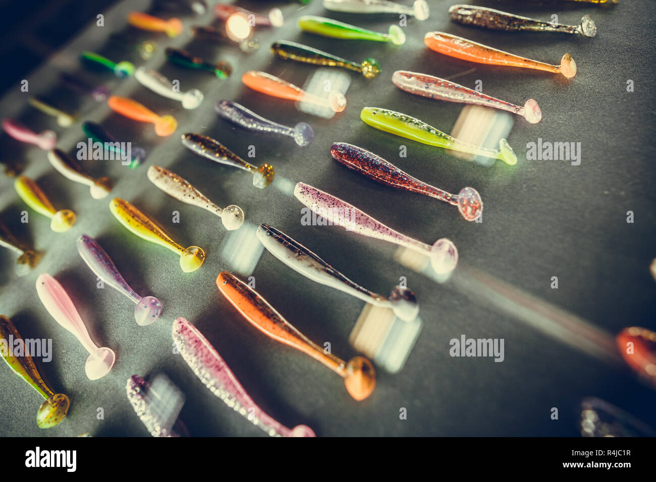 Jelly fishing lures Stock Photo Alamy