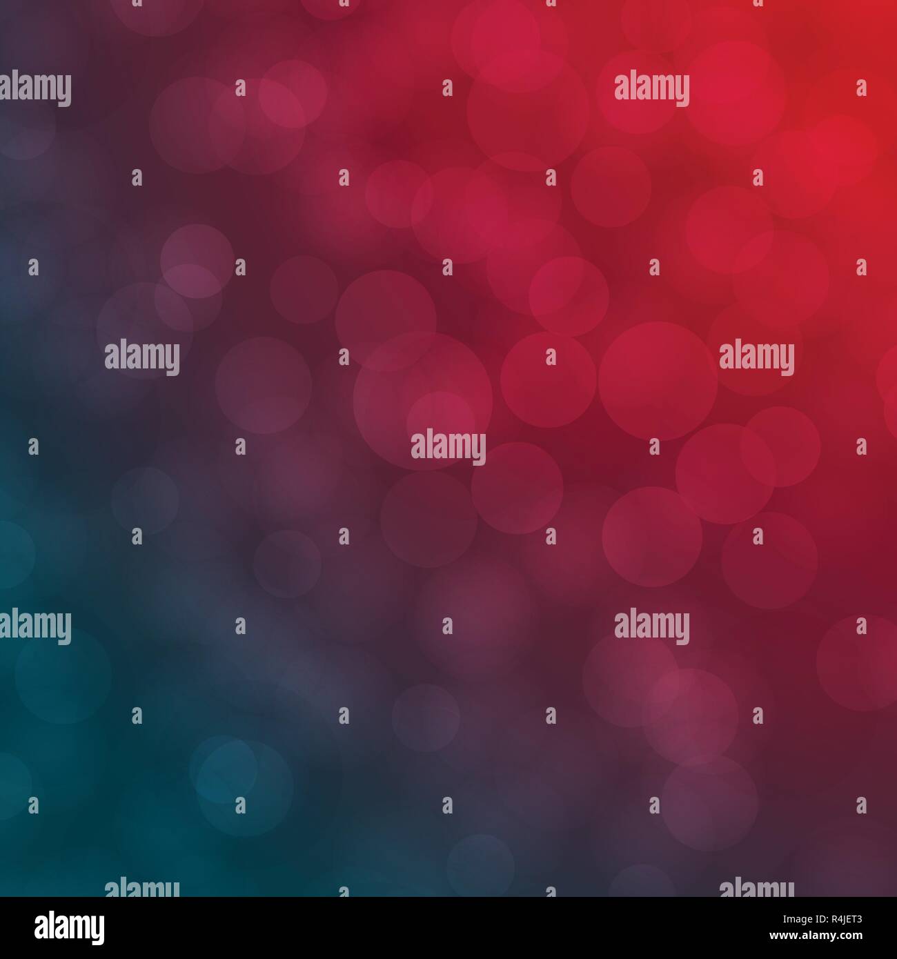 Red and Blue abstract Bokeh vector background Stock Vector