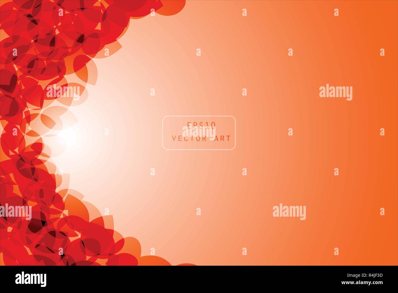 Orange abstract background vector Stock Vector Image & Art - Alamy
