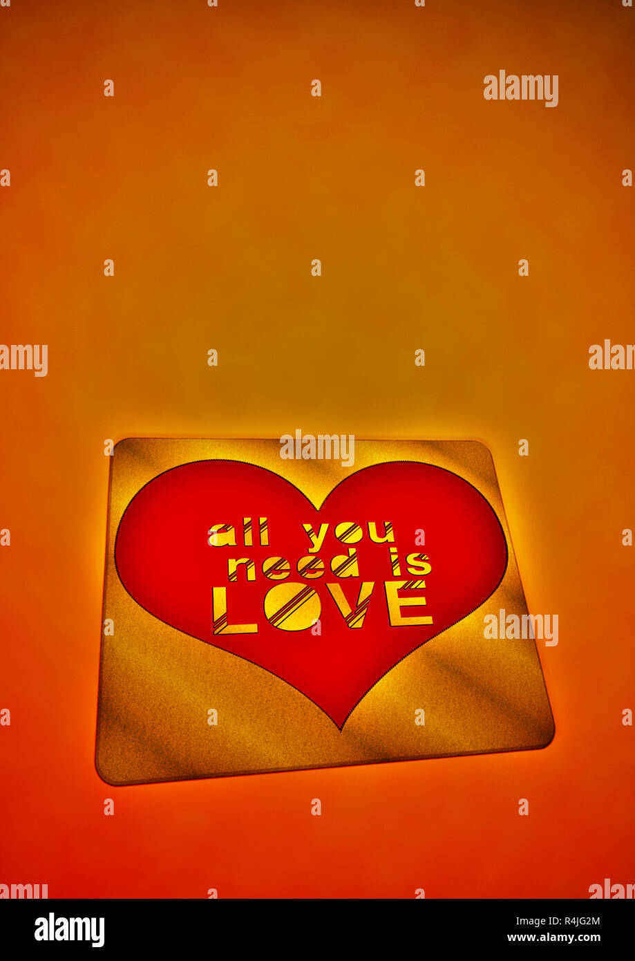3d rendering love letter hi-res stock photography and images - Alamy