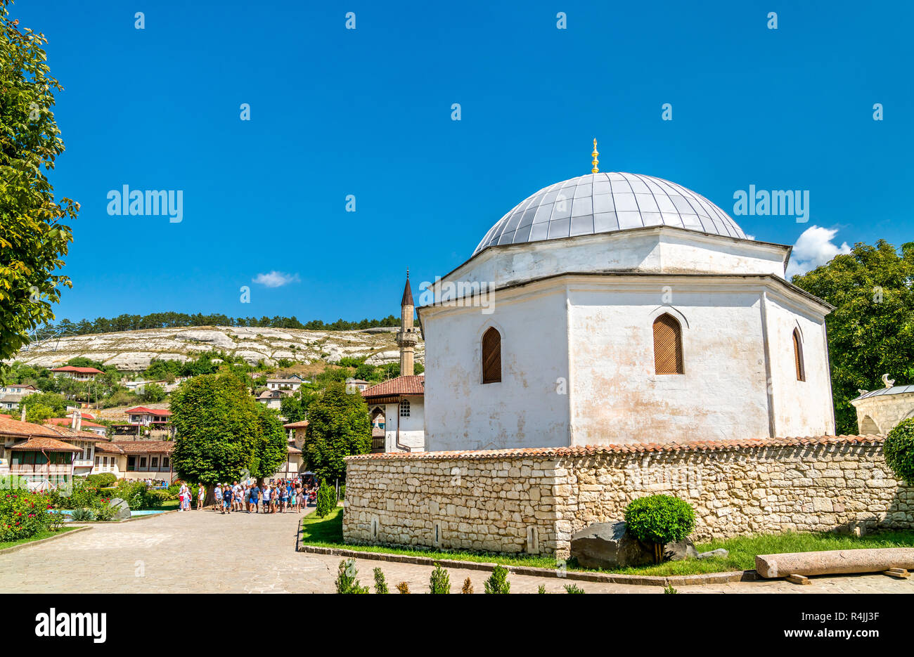 Mausoleum at Hansaray in Bakhchysarai, Crimea Stock Photo