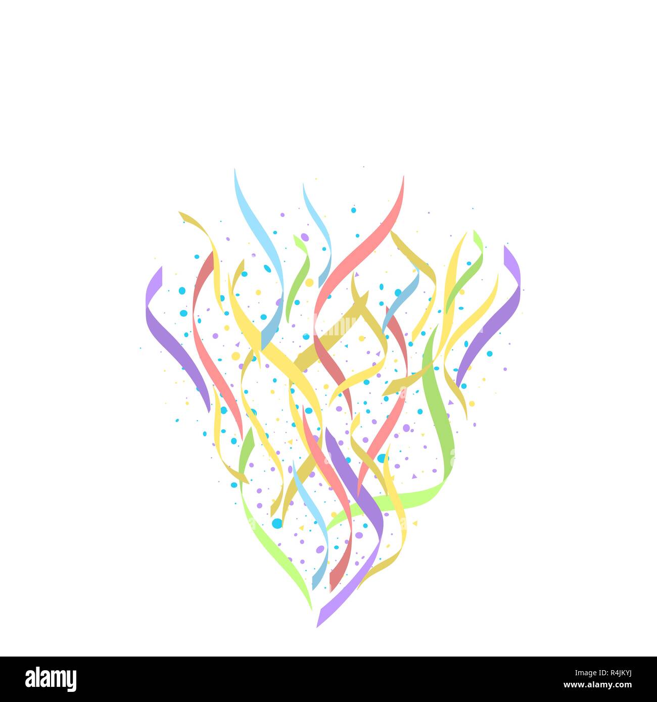 Colorful confetti background Stock Vector Image & Art - Alamy