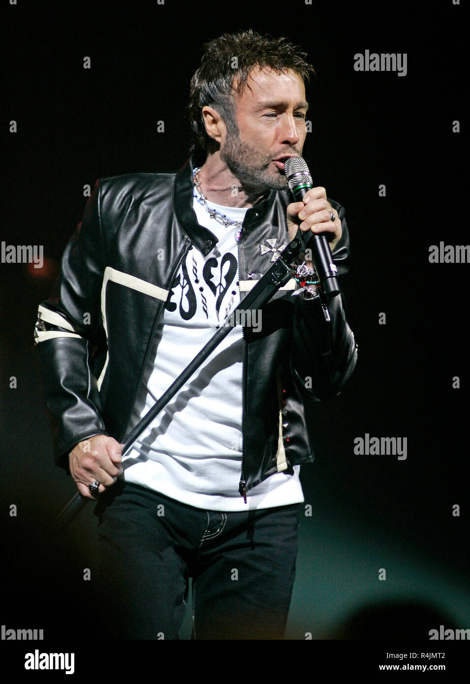 Paul Rodgers with Bad Company performs in concert at the Seminole Hard Rock Hotel and Casino in Hollywood, Florida on August 8, 2008. Stock Photo