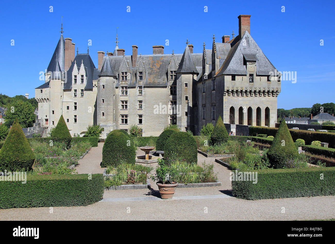 chateau de langeais on the loire,france Stock Photo