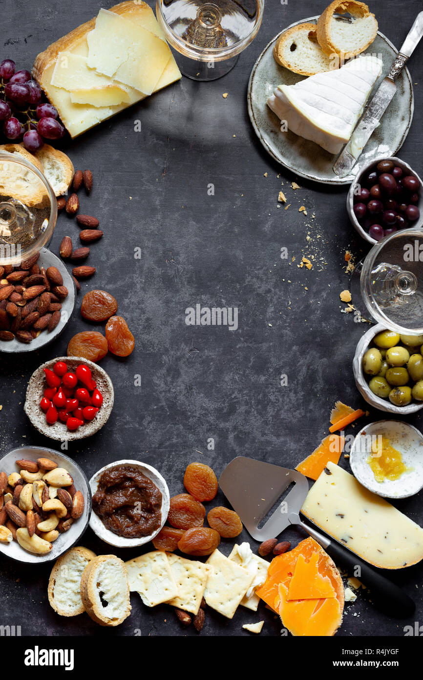 vegetarian and gluten free antipasti board Stock Photo Alamy