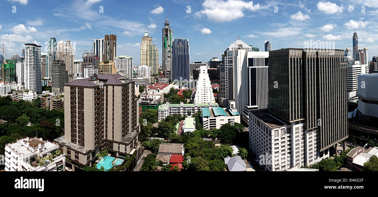 cityscape Bangkok modern building downtown Stock Photo - Alamy