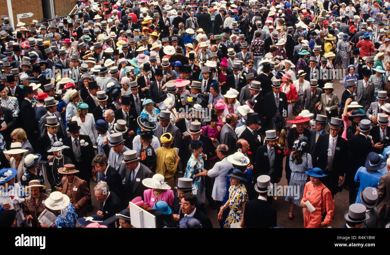 Ascot Races England UK 1986 scanned in 2018 the British Royal Family ...
