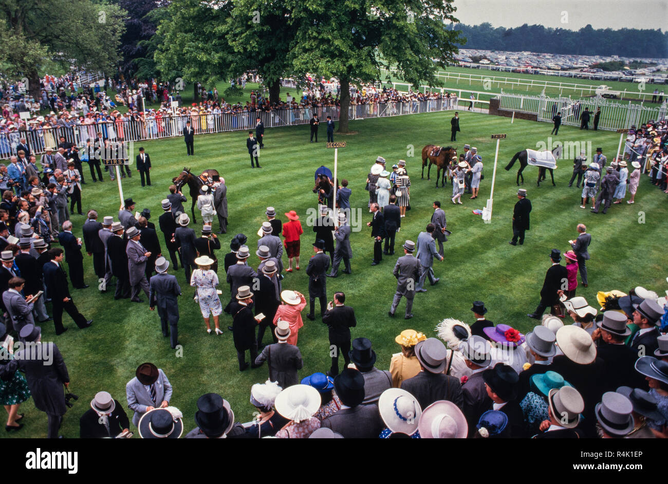 Ascot Races England UK 1986 scanned in 2018 the British Royal Family ...