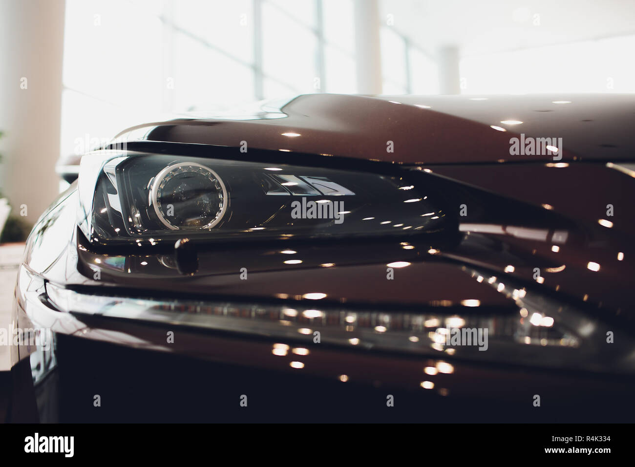 Car With One Headlight On High Resolution Stock Photography and Images