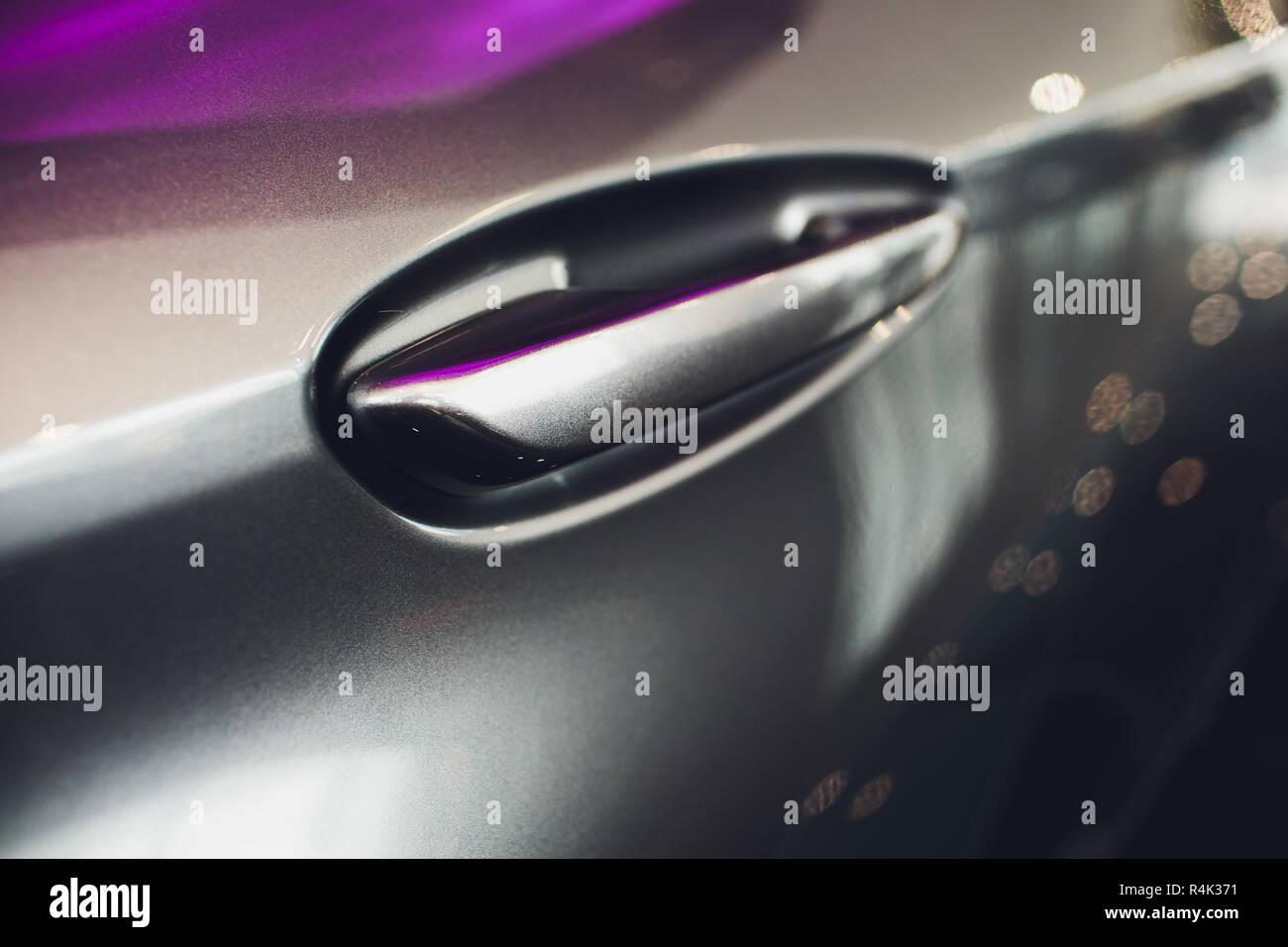 Door panel with unlock handle design infrared button luxury car