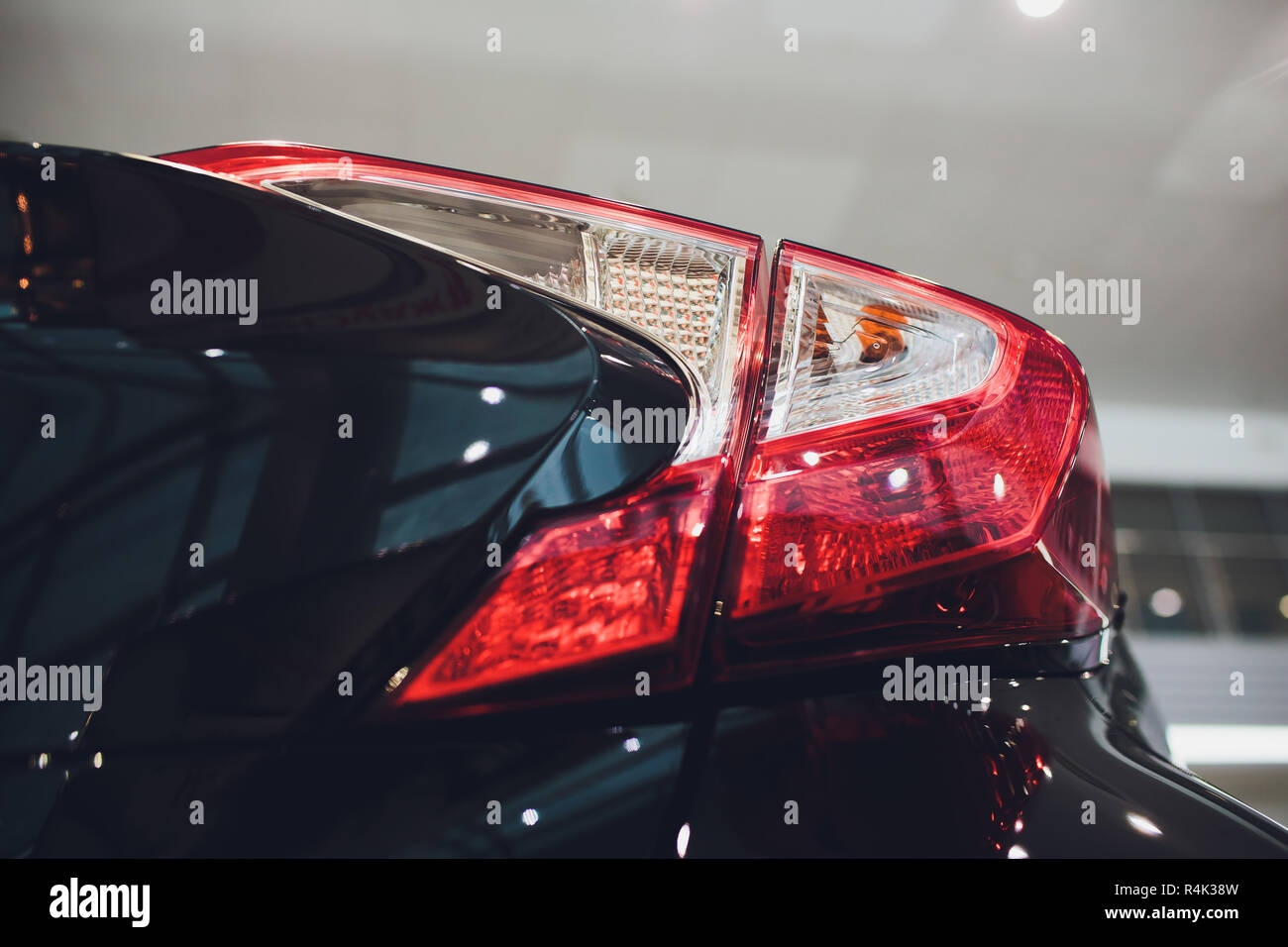 rear car auto in details backlight tail light lamp Stock Photo Alamy