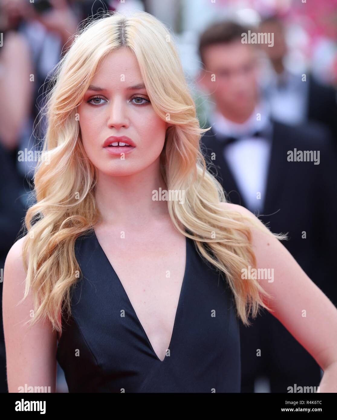 CANNES, FRANCE – MAY 08, 2018: Georgia May Jagger walks the red carpet ahead of the 'Todos lo saben' screening during the 71th Festival de Cannes Stock Photo