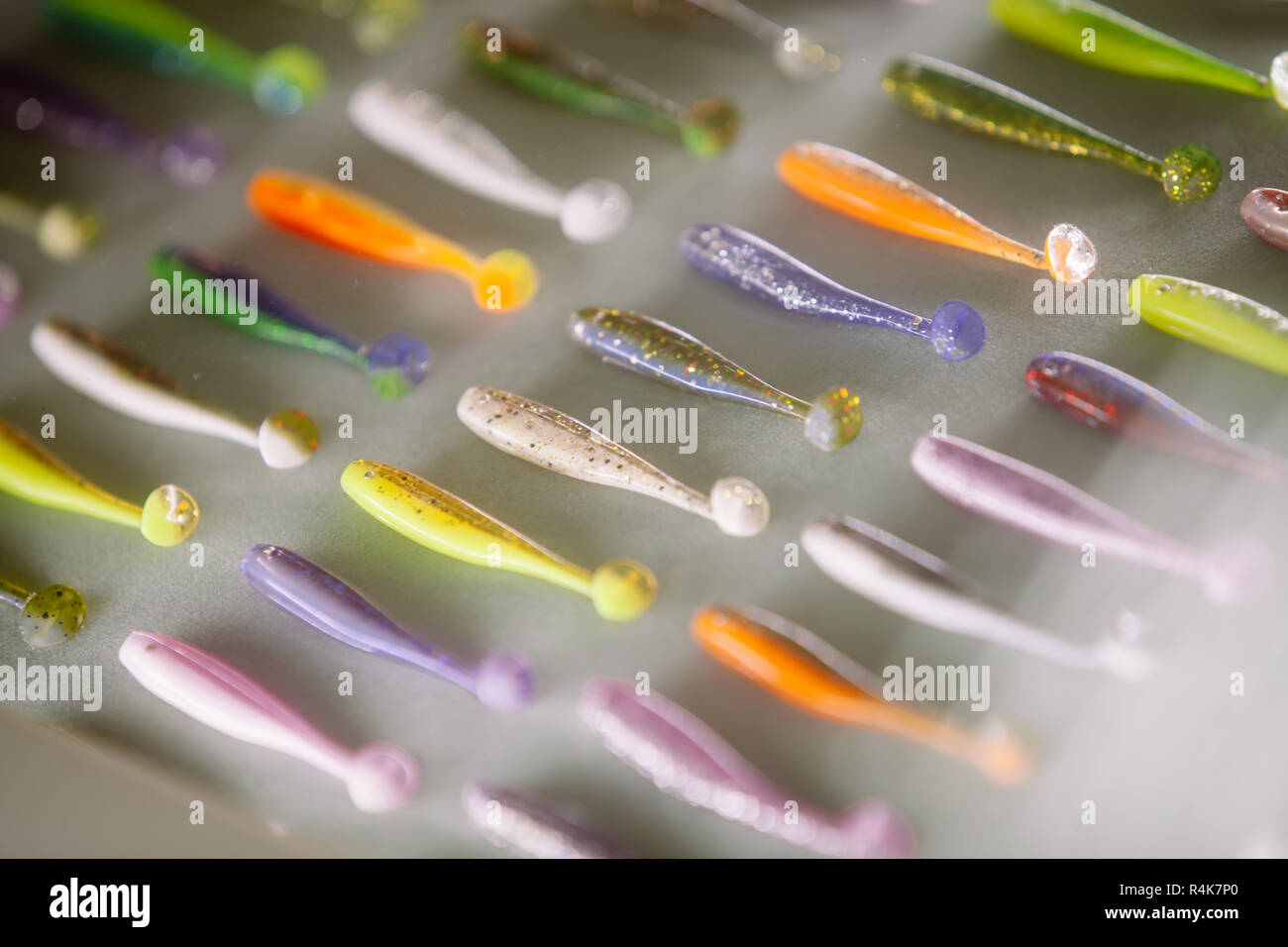 Jelly fishing lures Stock Photo Alamy