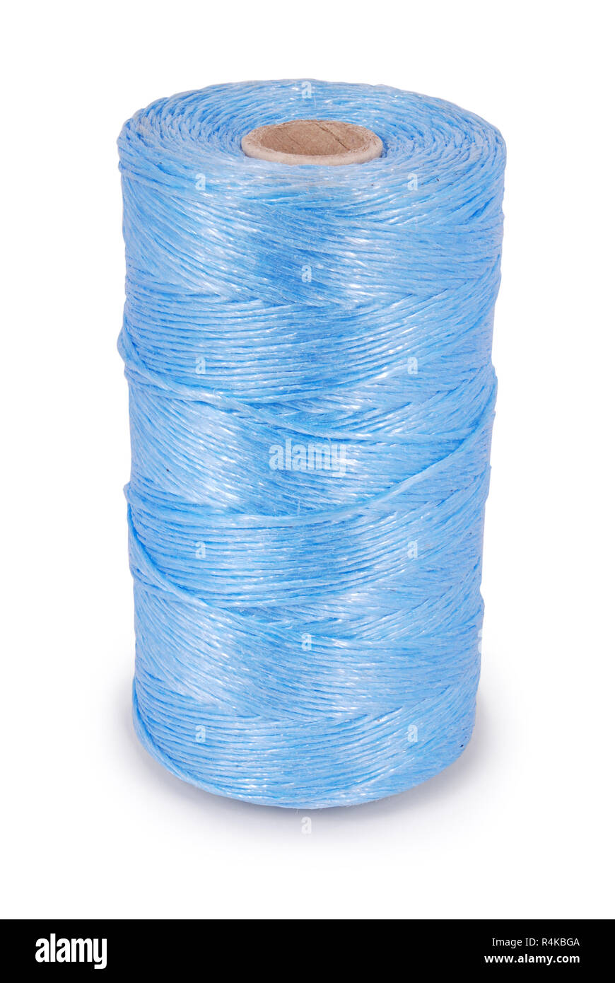 Blue String Spool Spools of blue colours threads isolated on white background Stock Photo ...