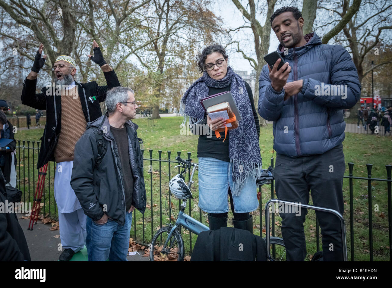 Speakers’ Corner, the public speaking northeast corner of Hyde Park