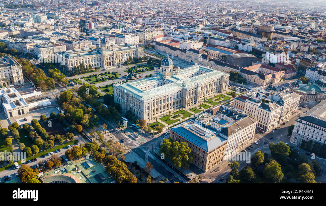 Kunsthistorisches Museum Wien and Naturhistorisches Museum Wien, Vienna,  Austria Stock Photo - Alamy