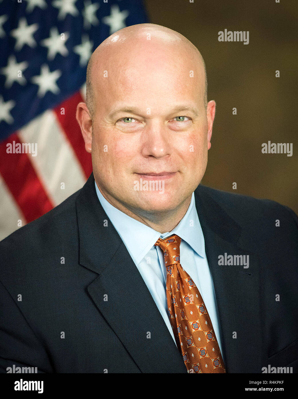 Matthew G. Whitaker is serving as Acting United States Attorney General.  Prior to becoming Acting Attorney General, Mr. Whitaker served as Chief of Staff to Attorney General Jeff Sessions. He was appointed as the U.S. Attorney for the Southern District of Iowa on June 15, 2004 by President George W. Bush. While U.S. Attorney, he served on the Controlled Substances and Asset Forfeiture Subcommittee of the Attorney General's Advisory Committee and was a member of both the White Collar Crime Subcommittee and the Violent and Organized Crime Subcommittee. Stock Photo