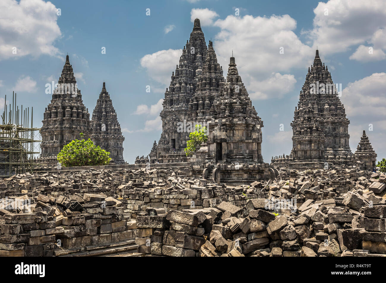 Prambanan temple near Yogyakarta on Java island, Indonesia Stock Photo ...