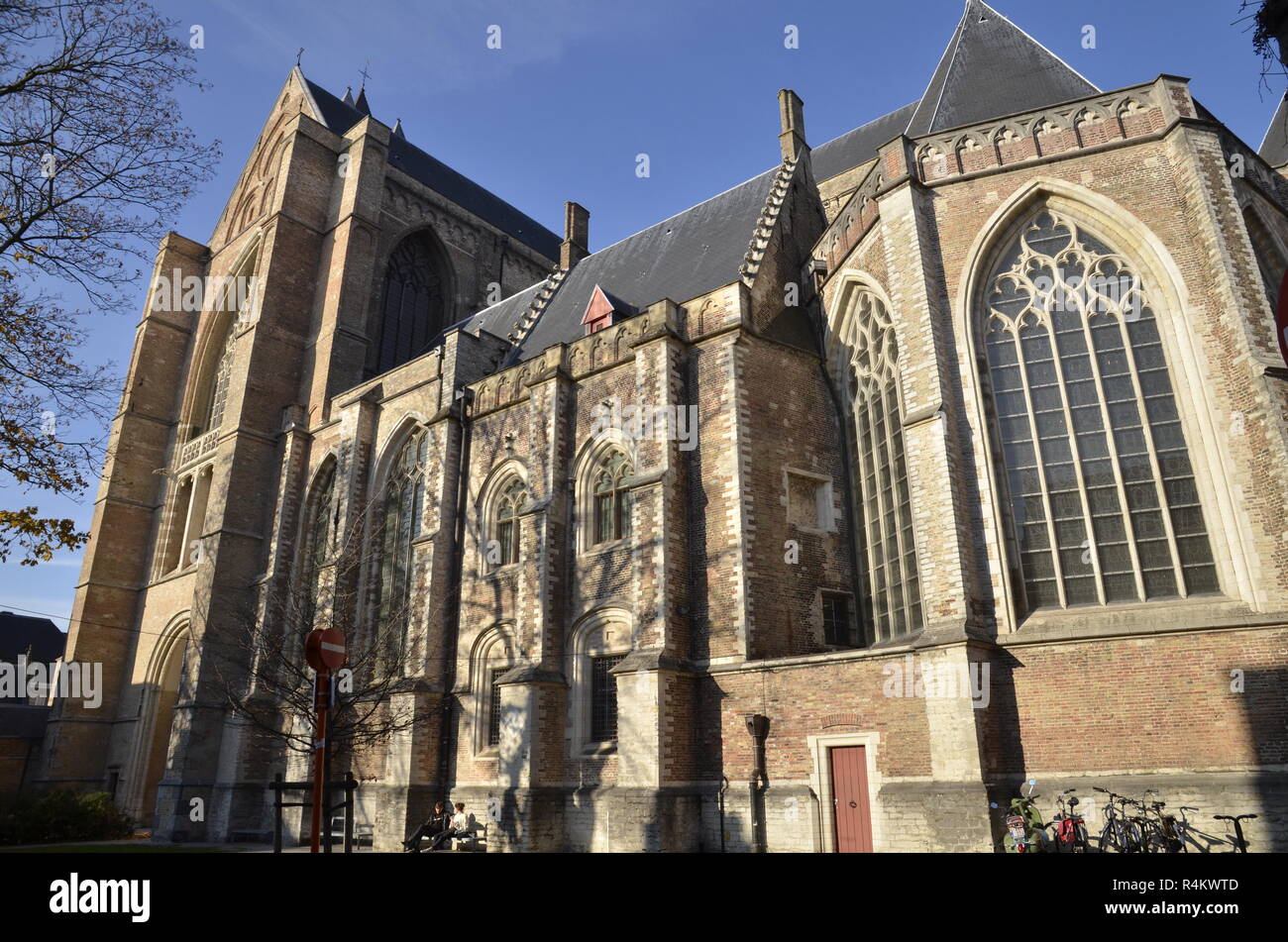St Saviours Cathedral In Bruges Belgium Stock Photo Alamy