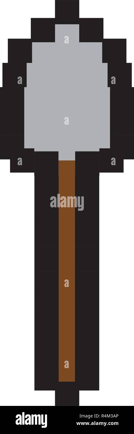 Object with pixel style Stock Vector