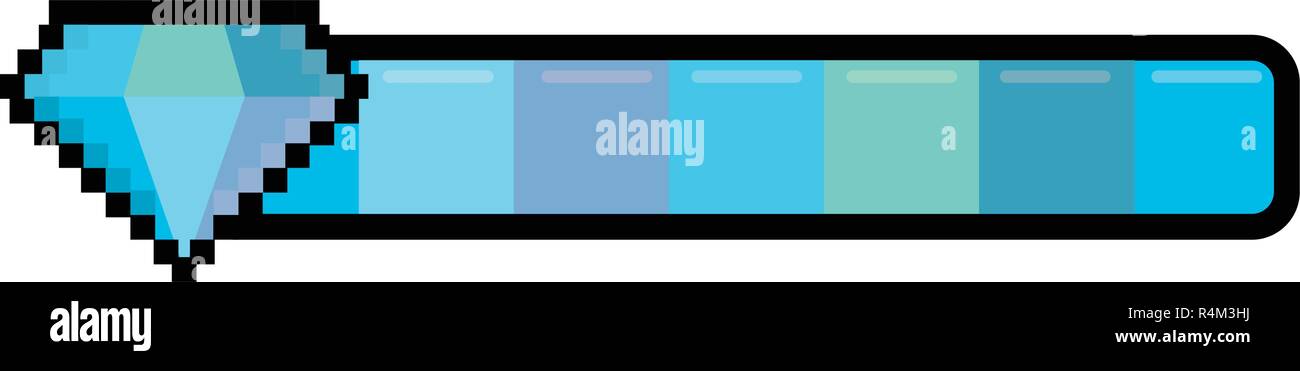 Loading Pixel Videogame Stock Vector Image & Art - Alamy