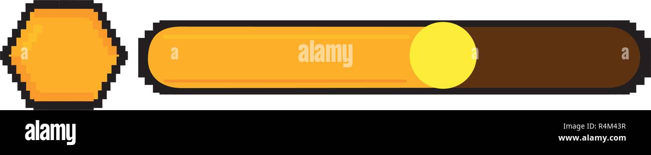 Loading Pixel Videogame Stock Vector Image & Art - Alamy