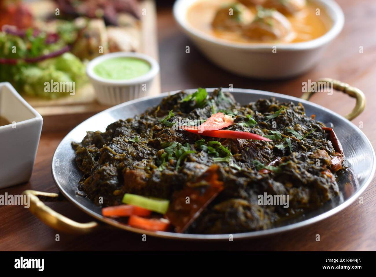 Indian restaurant food in the UK Stock Photo - Alamy