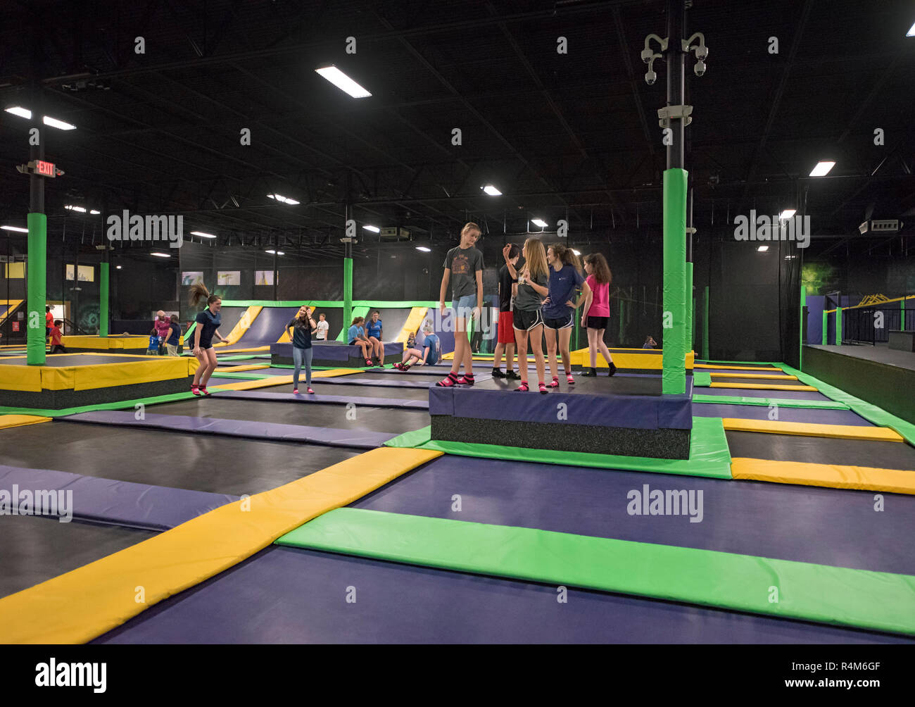 Trampoline Park High Resolution Stock Photography and Images - Alamy