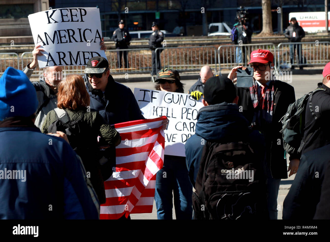 New York Ny Usa 27 Nov 2018 Die Hard Supporters Of Donald Trump