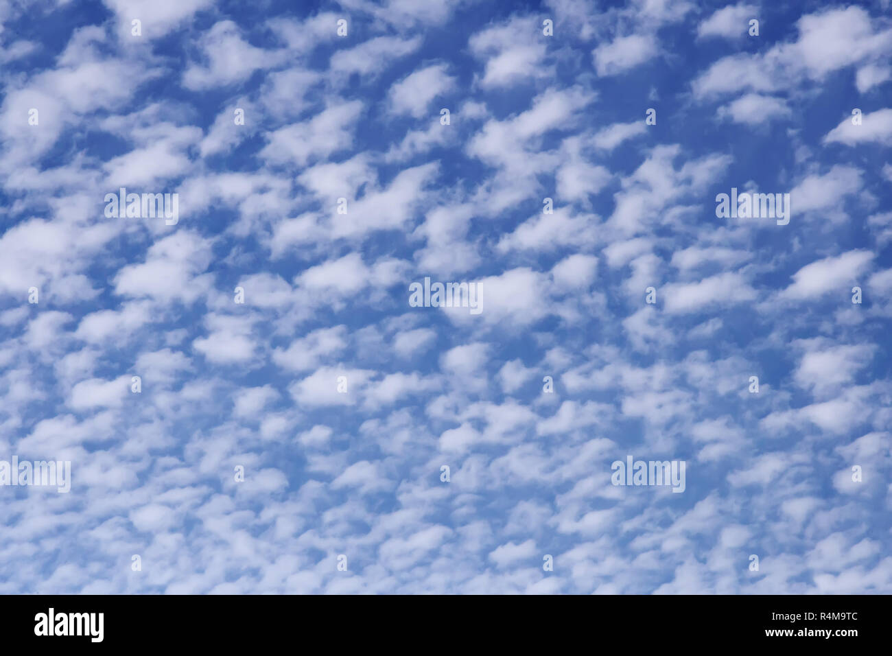 blue sky and white fluffy clouds Stock Photo - Alamy
