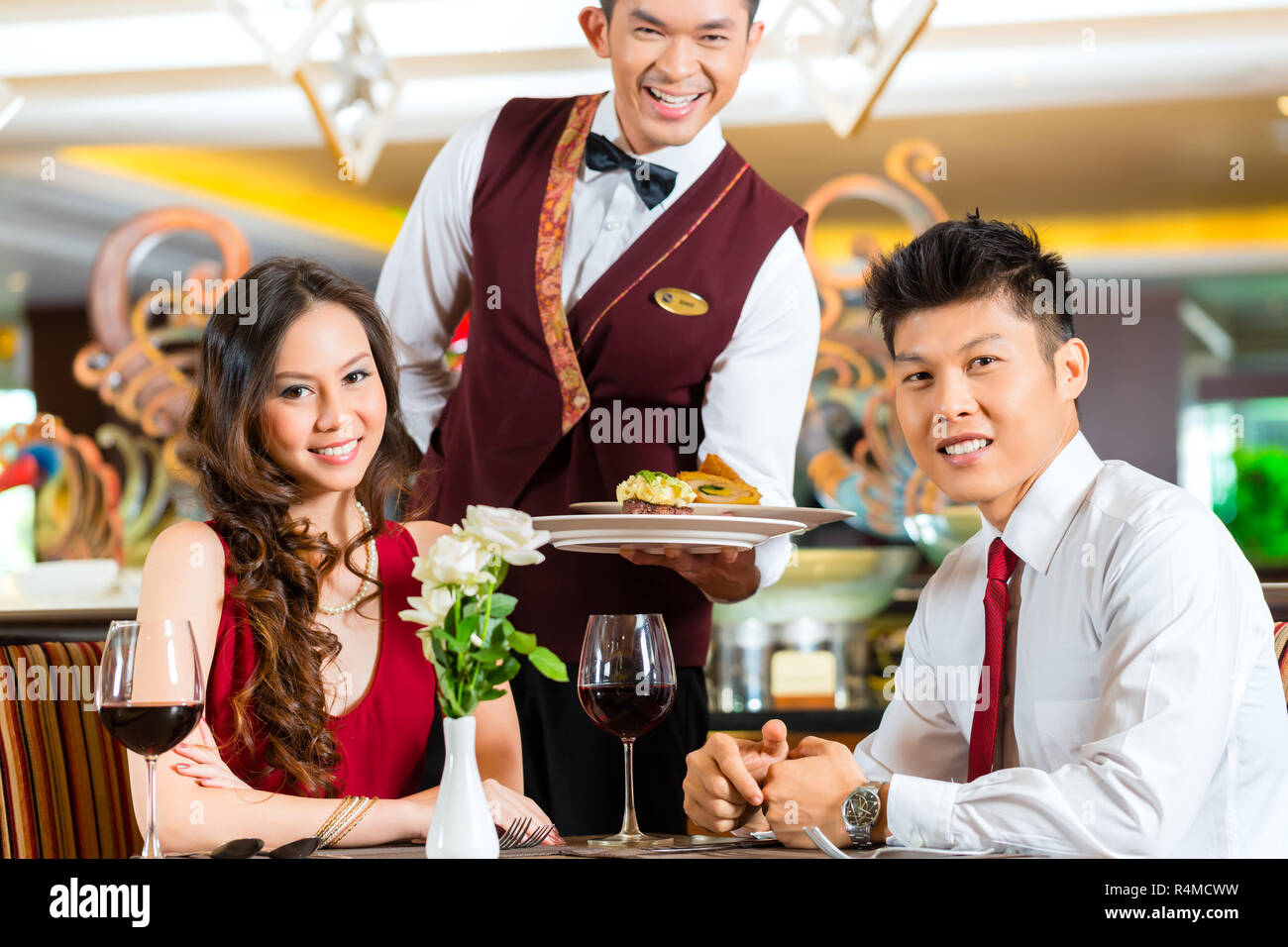 Dinner party adults group chinese hires stock photography and images