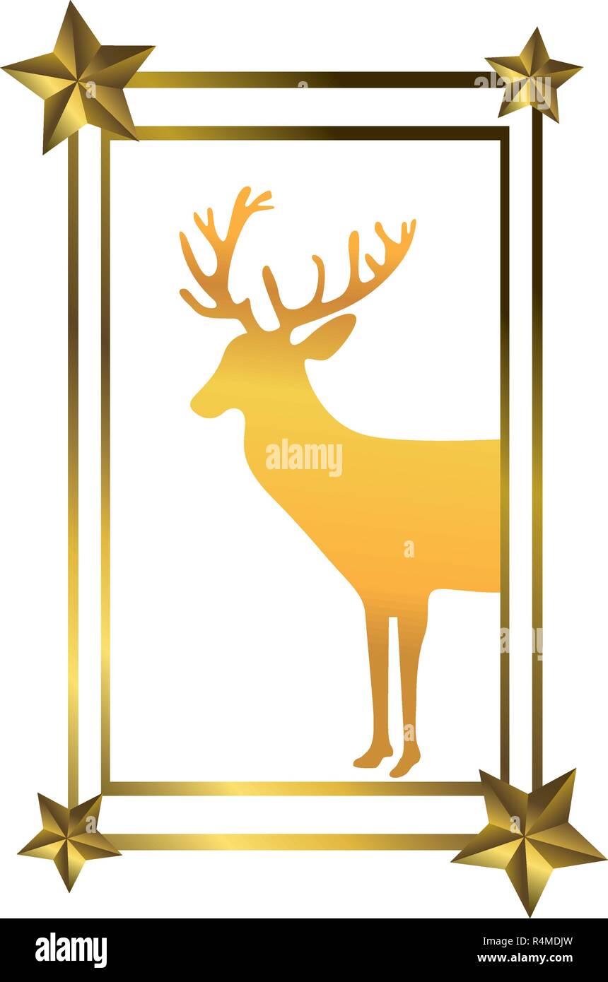 Golden deer vector Cut Out Stock Images & Pictures - Alamy Golden deer vector Cut Out Stock Images & Pictures - Alamy