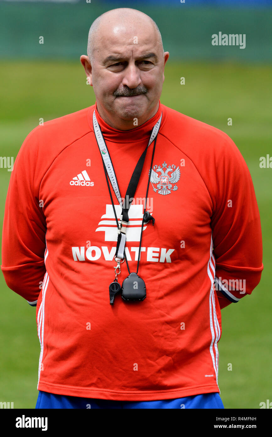 Neustift, Tirol, Austria May 23, 2018. Russian national football team