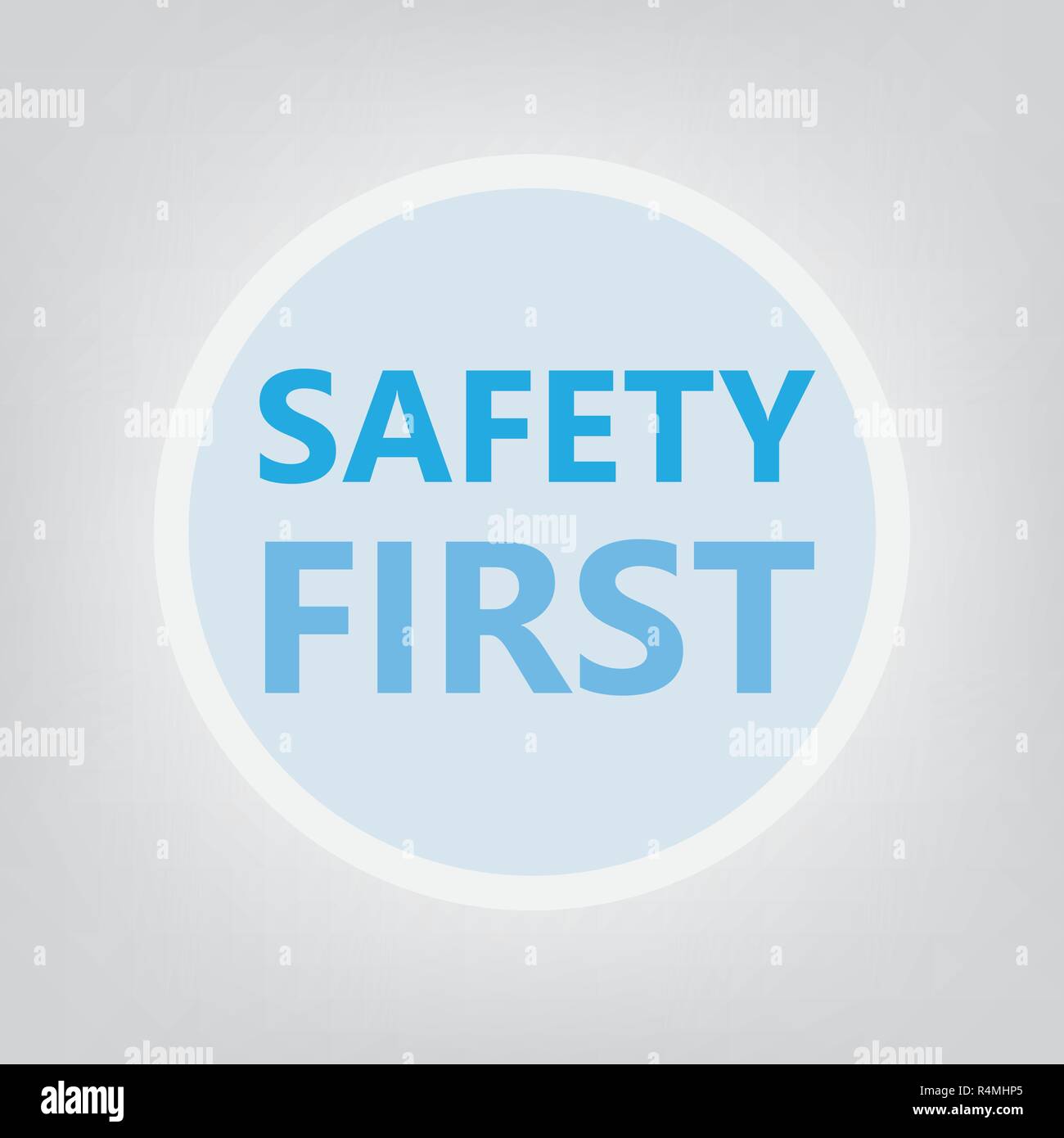 safety first concept- vector illustration Stock Vector Image & Art - Alamy