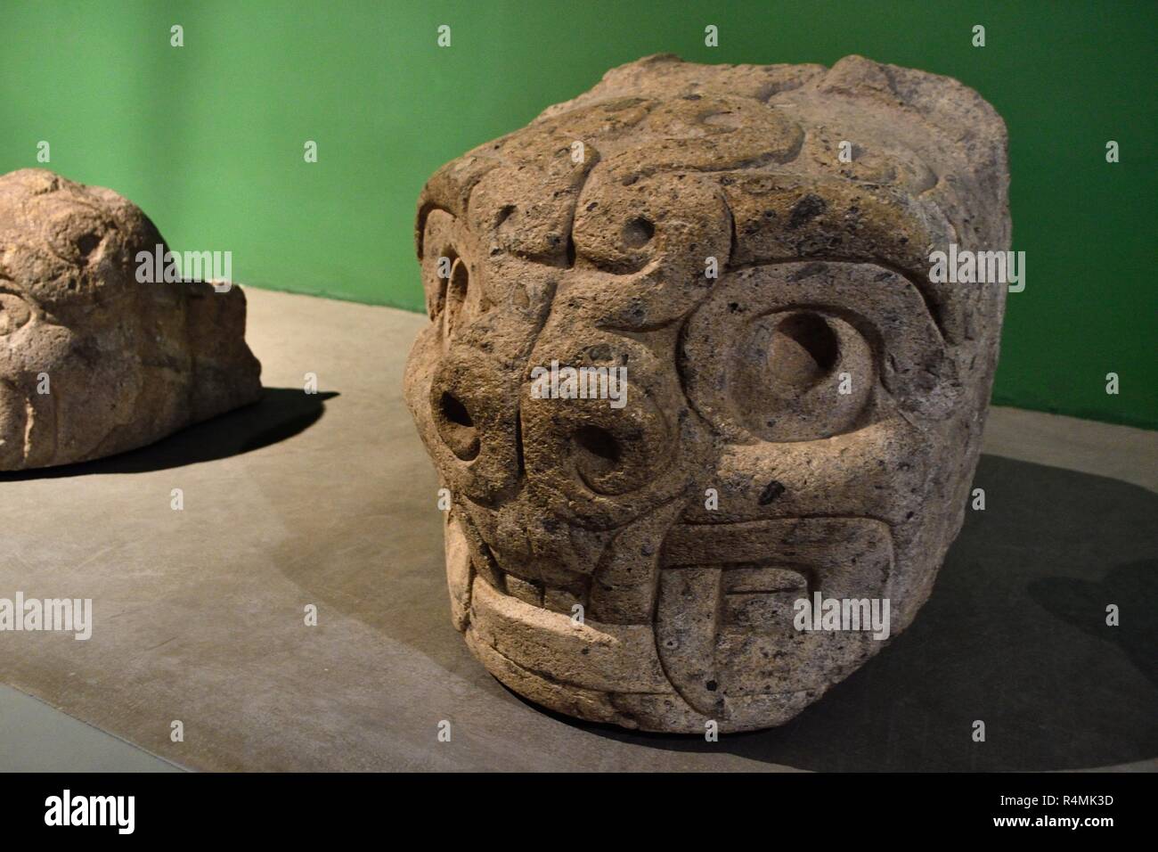 Snake - Cabeza Clava - Museum - Archeological site in CHAVIN de Huantar.  Department of Ancash.PERU Stock Photo - Alamy